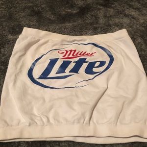 Miller Lite Costume Tube Top